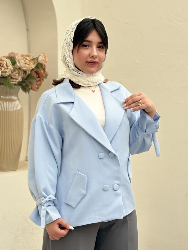 کت عروسکی مازراتی آبی پاستلی