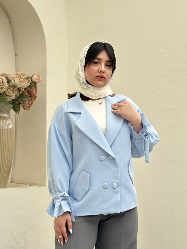 کت عروسکی مازراتی آبی پاستلی