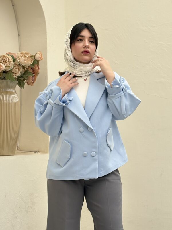 کت عروسکی مازراتی آبی پاستلی