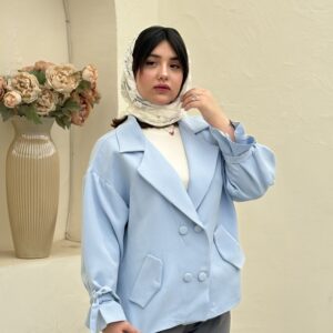 کت عروسکی مازراتی آبی پاستلی