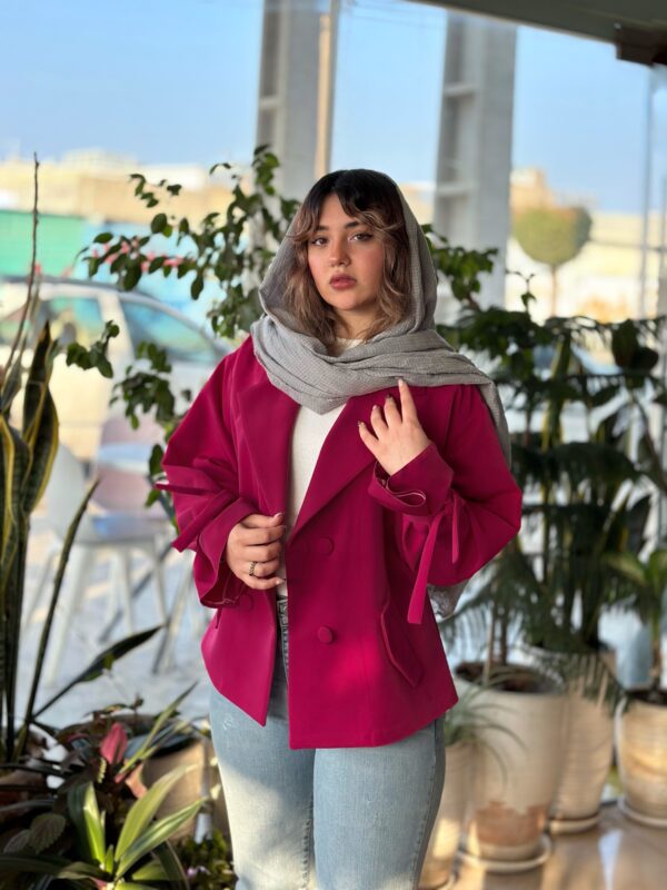 کت عروسکی مازراتی سرخابی تیره
