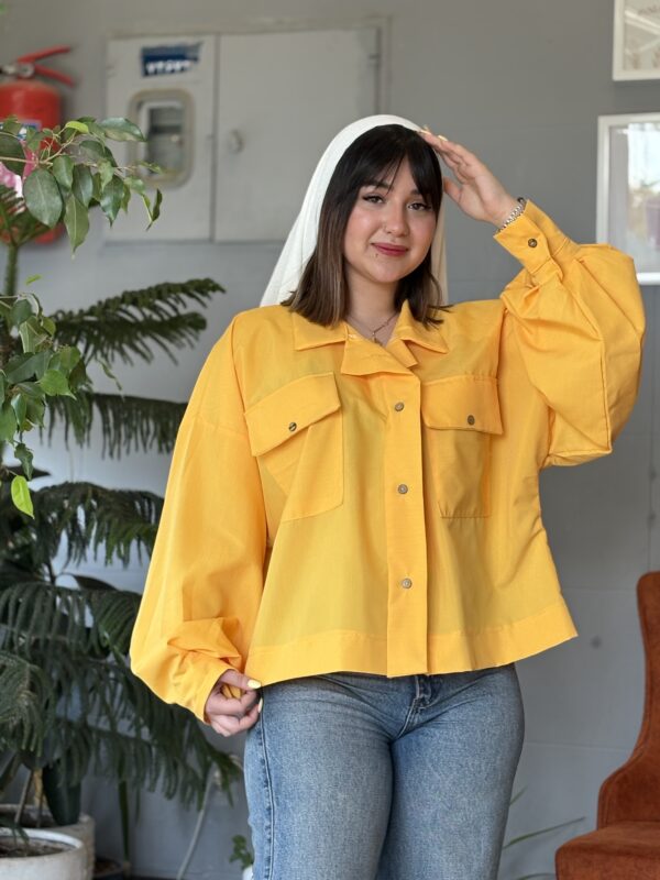 شومیز۱۴۲ پرتقالی🍊