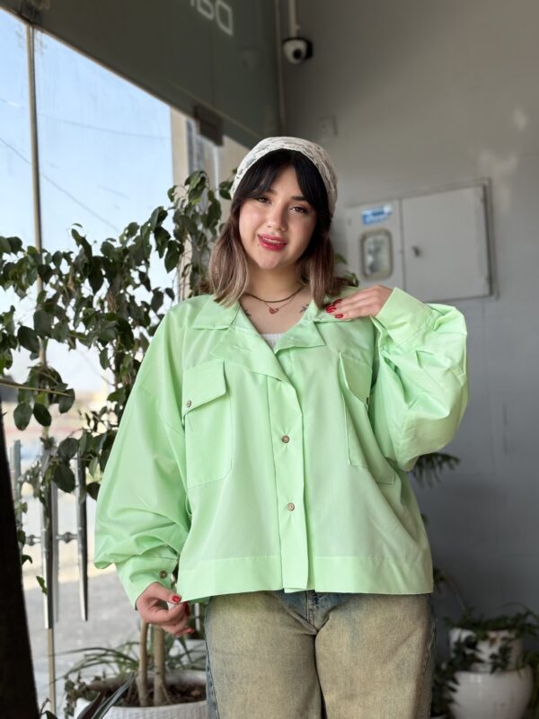 شومیز۱۴۲ سیب ترش🍏