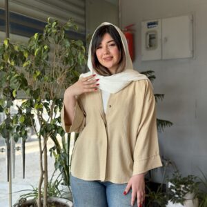 شومیز۲۵۶ کرم استخونی (شانتون ابشاری)